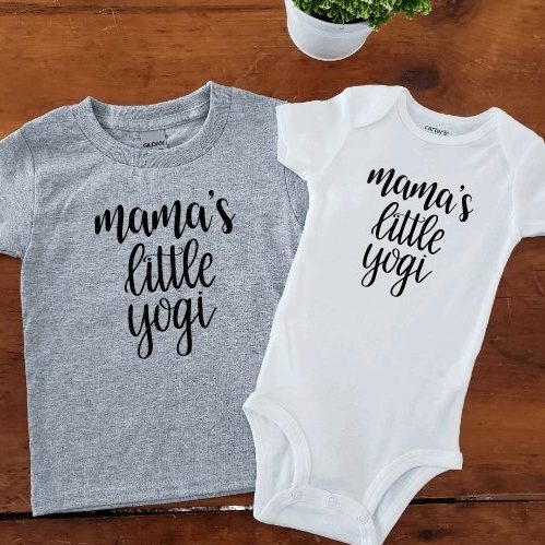 Like Mother Like Daughter Oh Crap, Personalized Yoga Unisex T Shirt,  Mother's Day Gift For Yoga Mom, Yoga Lovers 