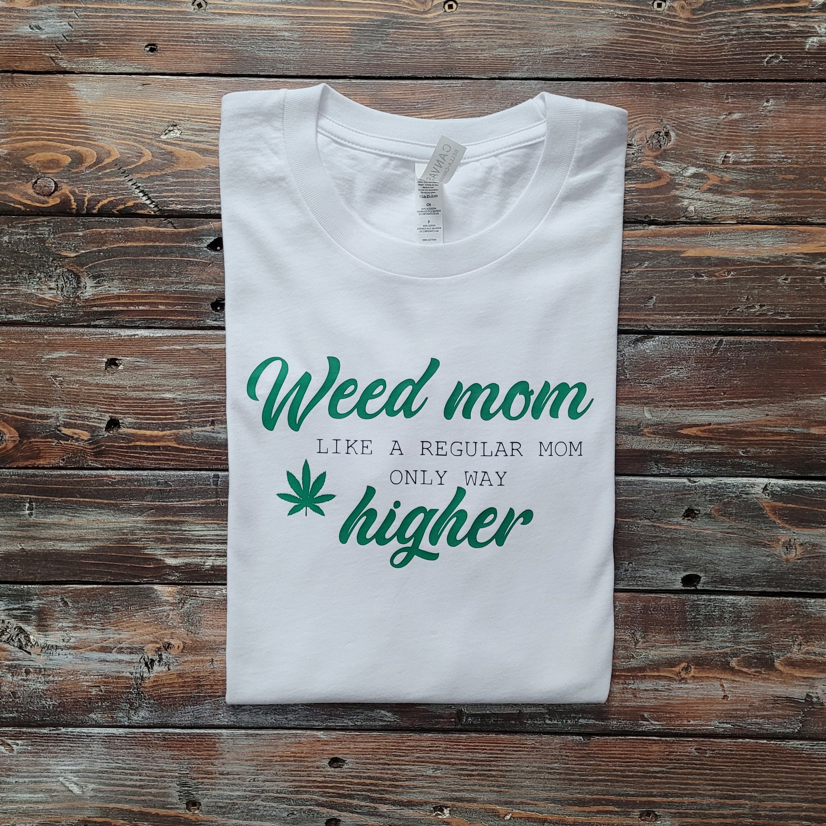 Mom Skull Weed Mom Only Higher Funny Tumbler